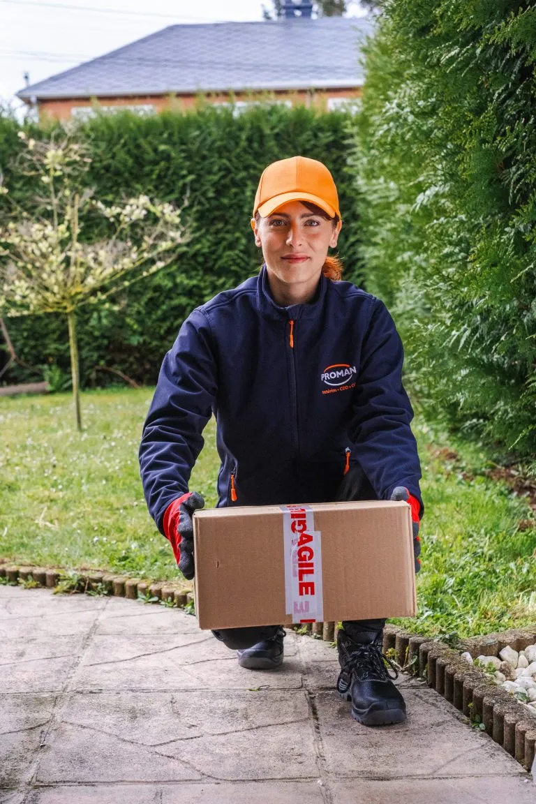 Julia Garnier lors d’une campagne Proman