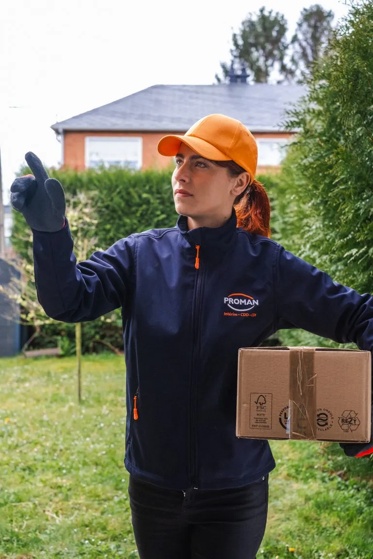 Julia Garnier lors d’une campagne Proman